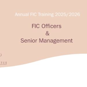 FIC Training & Compliance - FIC Officers, Key Individuals, & Senior Management