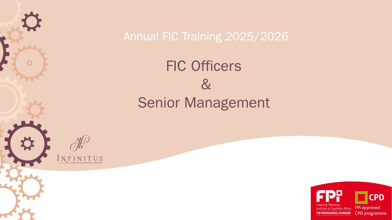 FIC Training & Compliance – FIC Officers, Key Individuals, & Senior ...